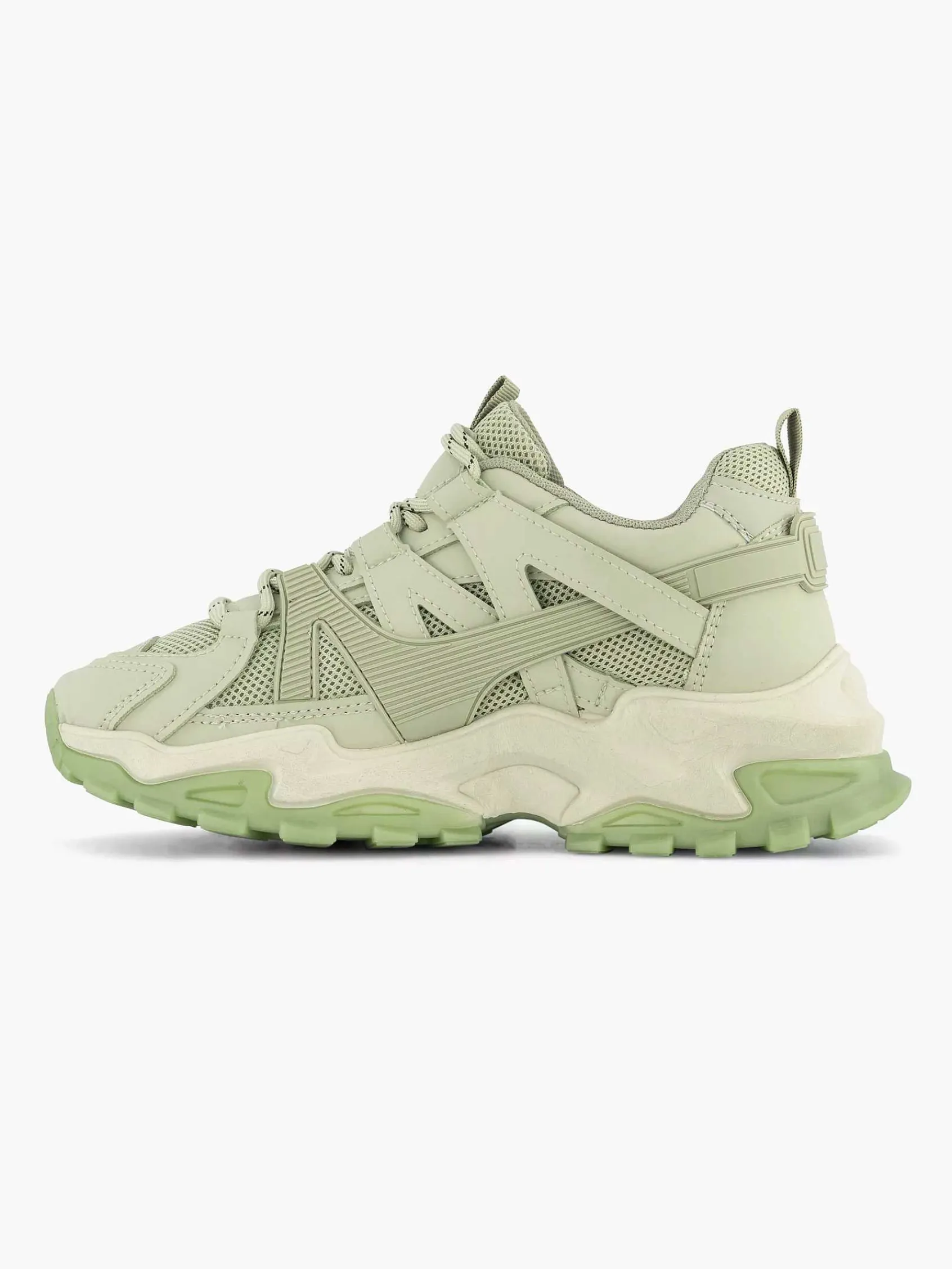 Sneakers|Oxmox Mintgroene Chunky Sneaker