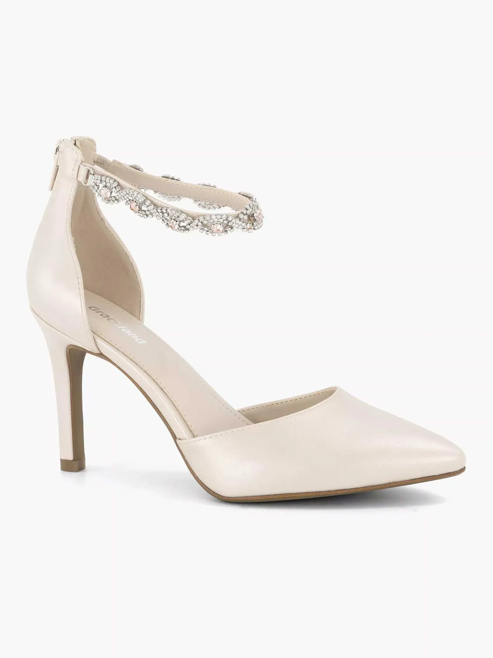 Pumps|Graceland Nude Pump Sierstenen