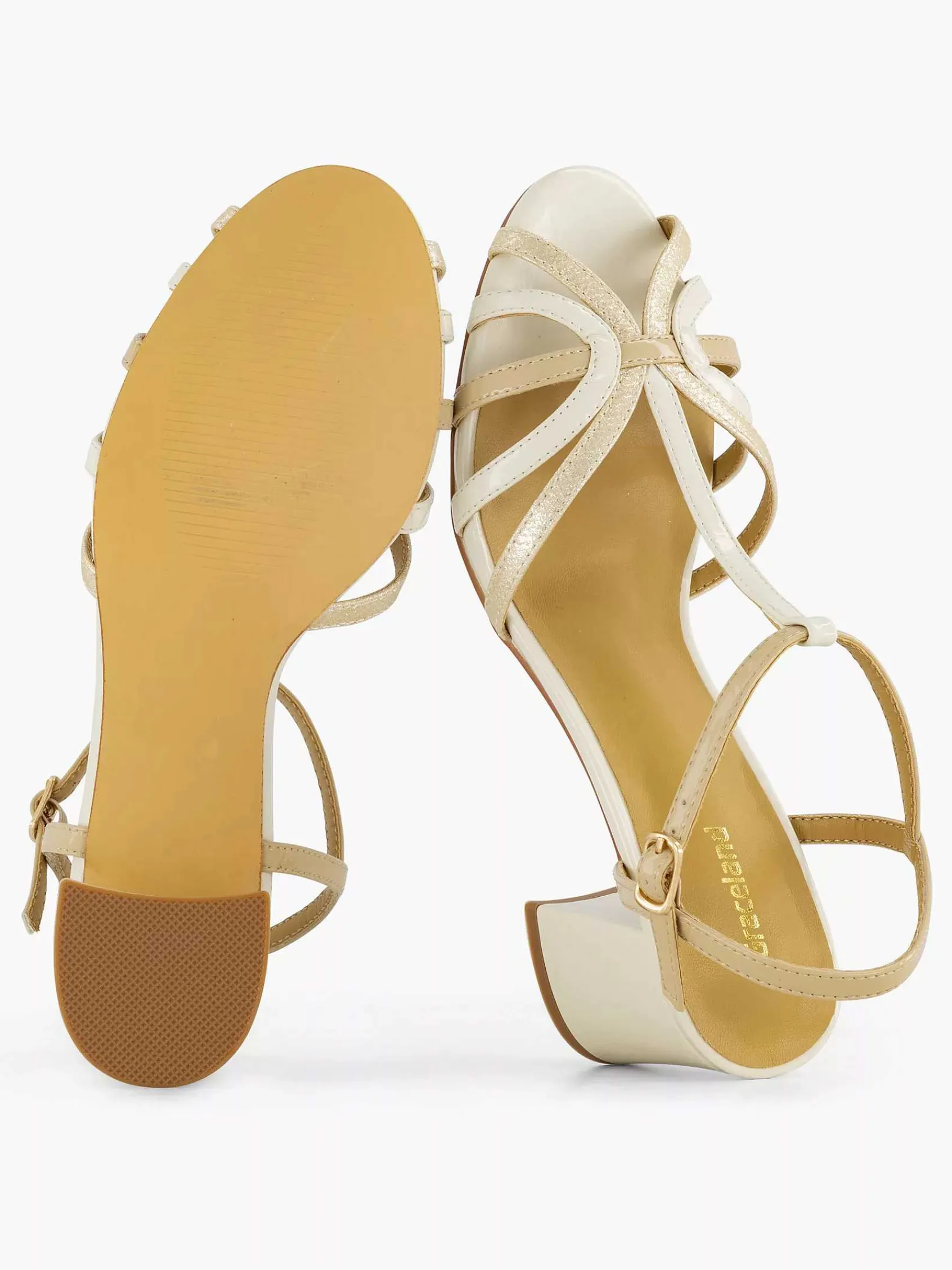 Sandalen|Graceland Off White Sandaal