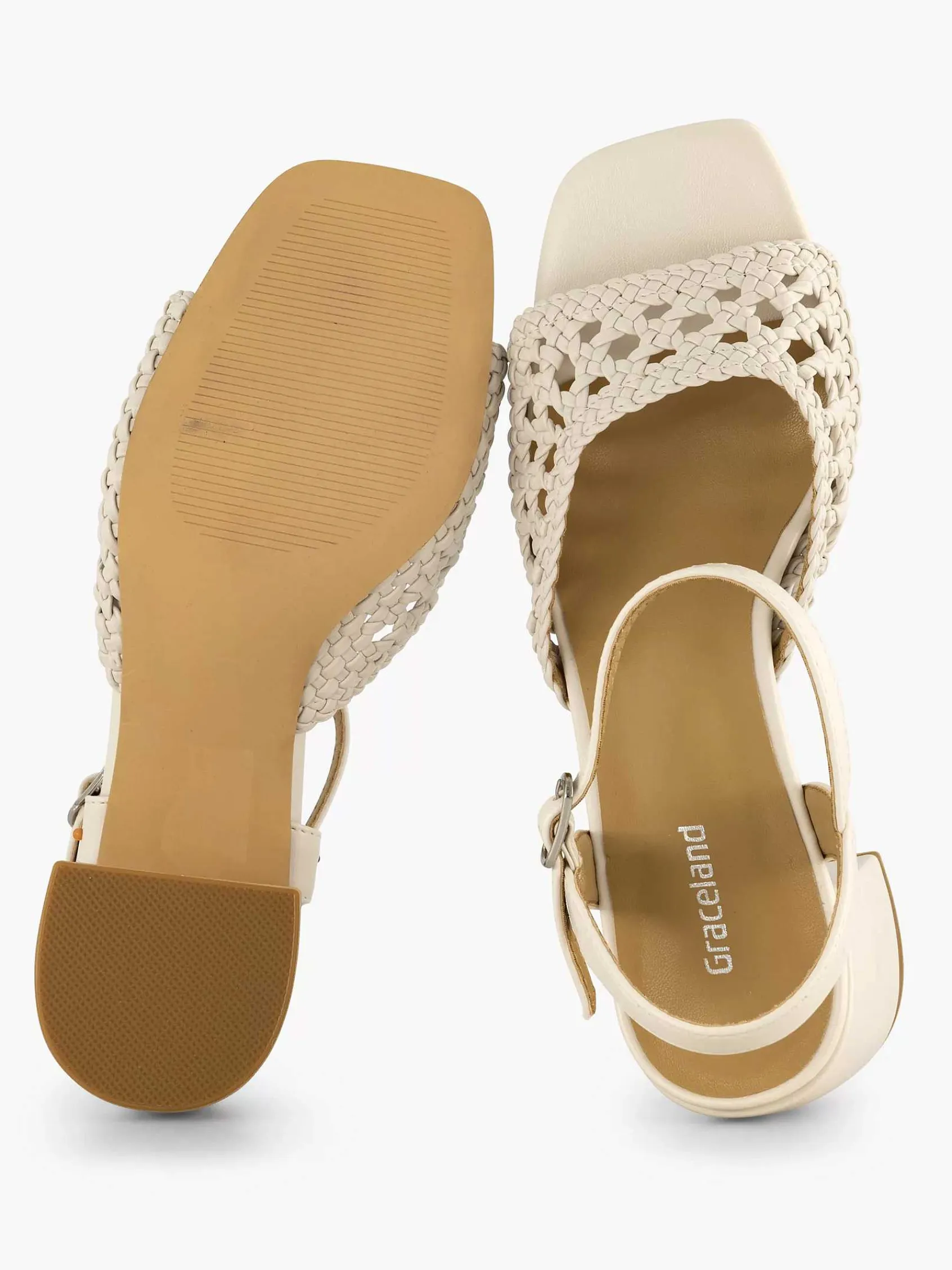 Sandalen|Graceland Off White Sandalette
