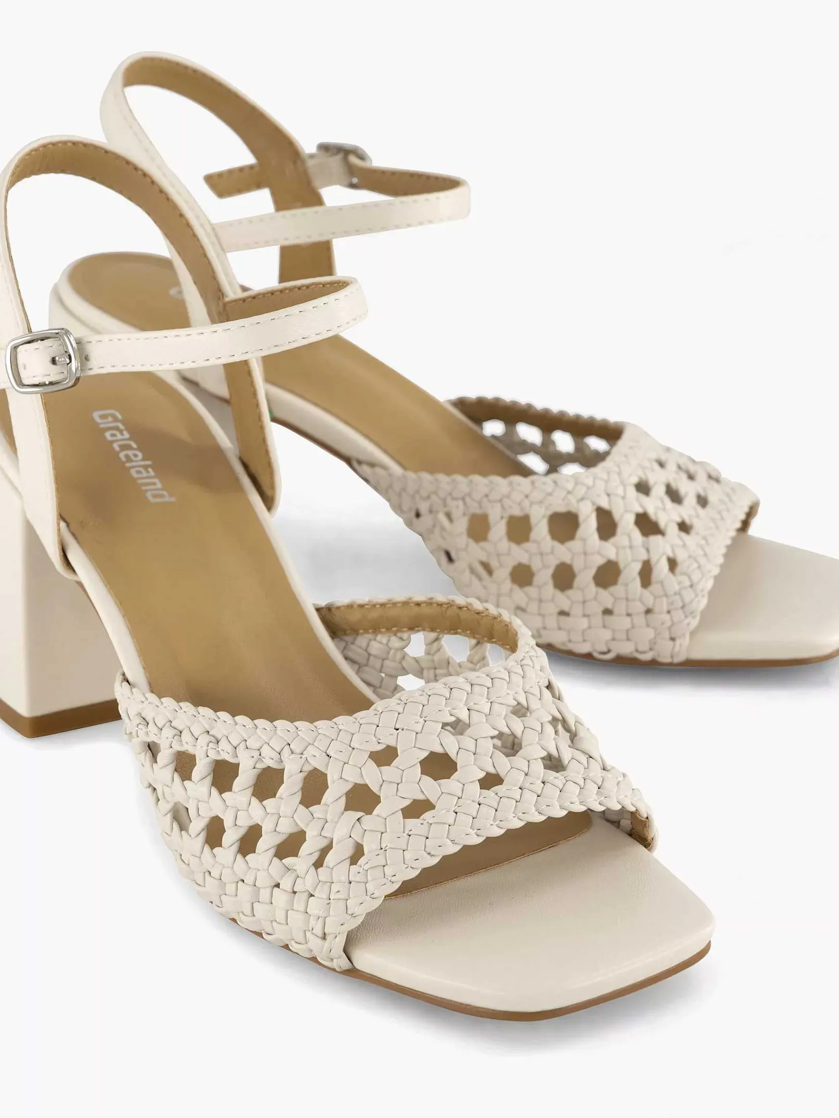 Sandalen|Graceland Off White Sandalette