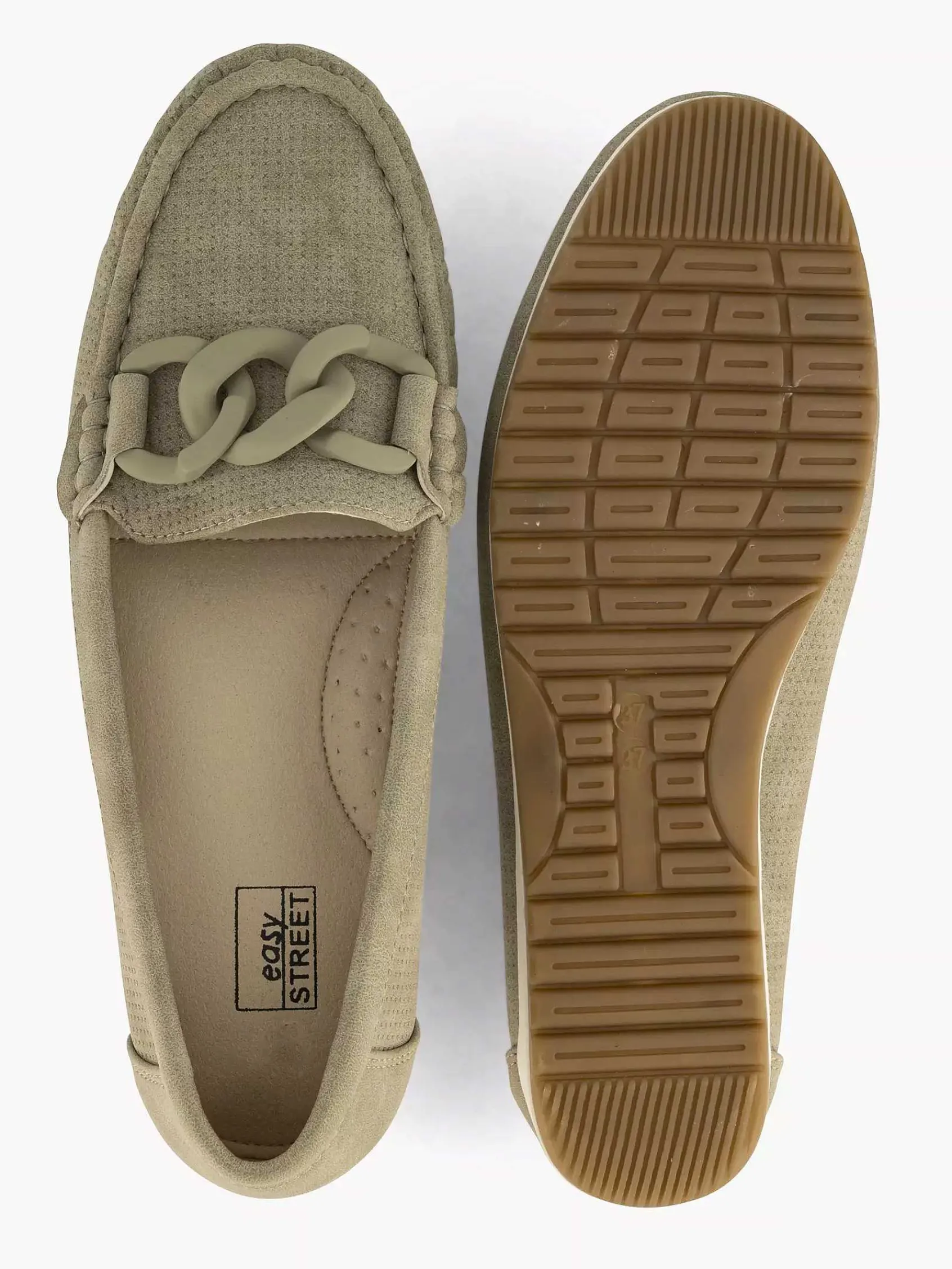 Comfort Schoenen|Easy Street Olijf Comfort Instapper