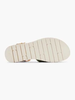 Sandalen|Esprit Olijf Platform Sandaal