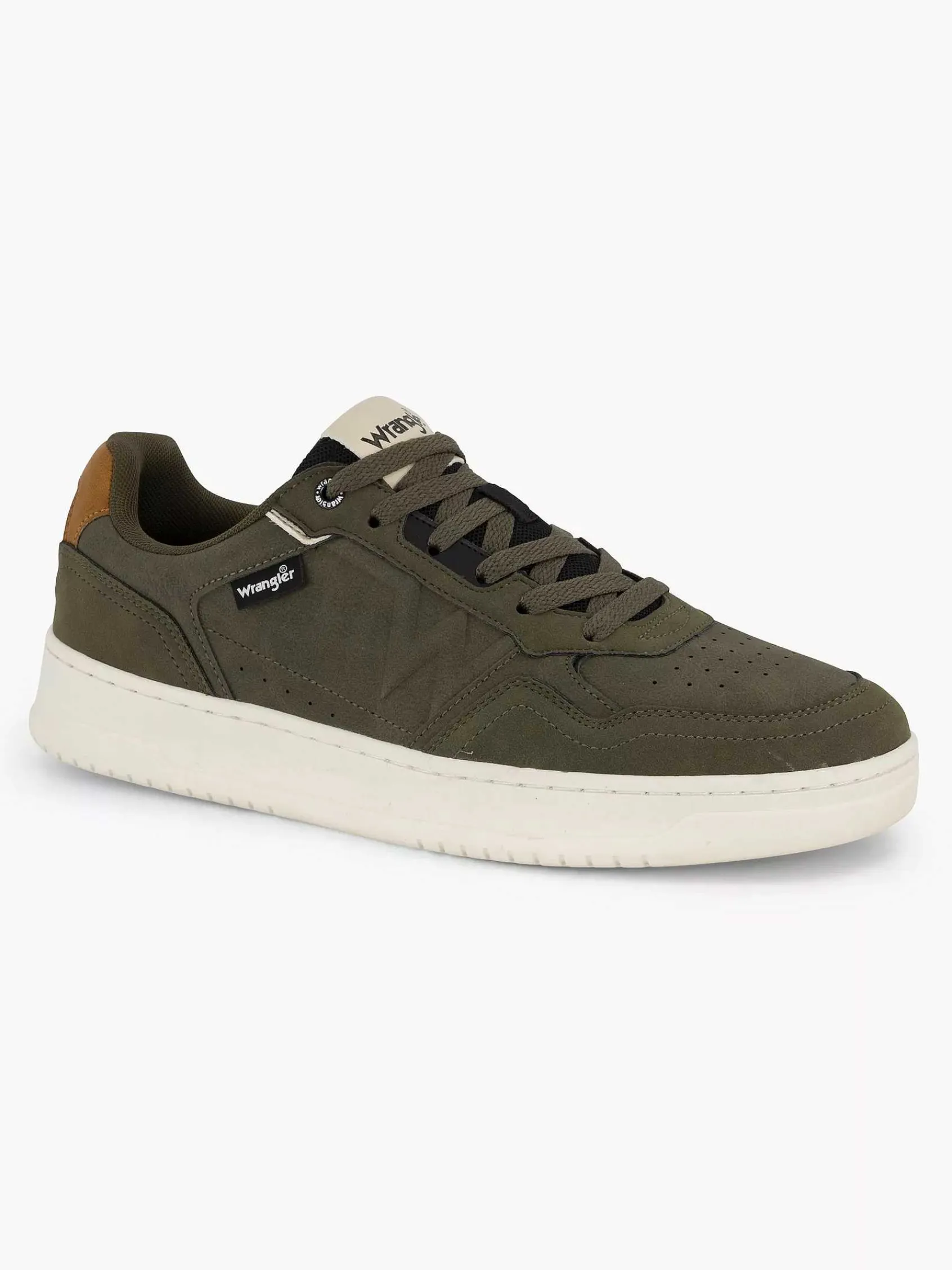 Sneakers|Wrangler Olijf Sneaker