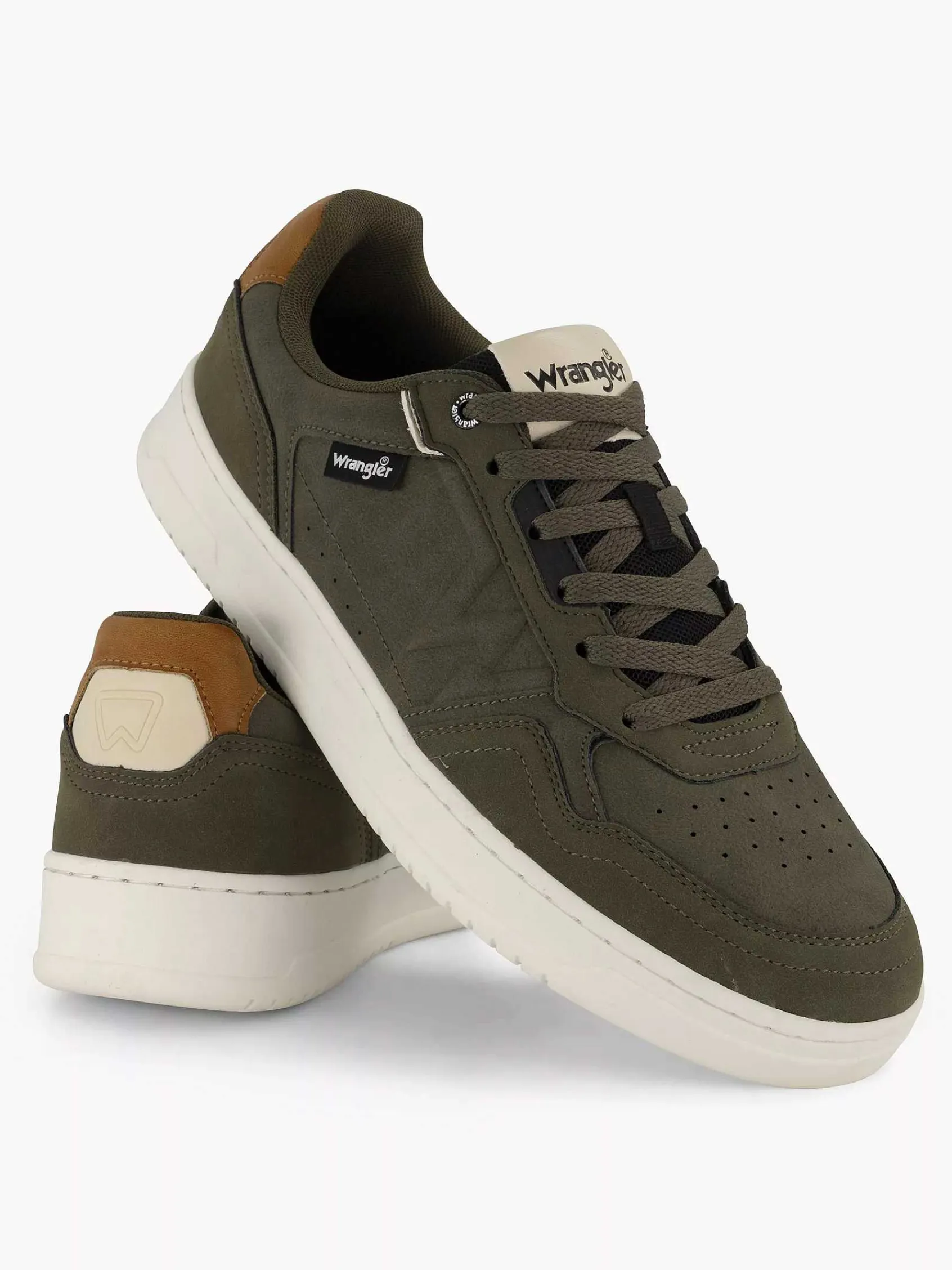 Sneakers|Wrangler Olijf Sneaker