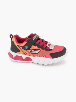 Jongensschoenen|Skechers Oranje Sneaker Lichtjes