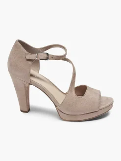 Hoge Hakken|Graceland Oud Roze Sandalette