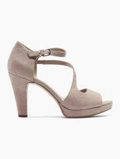 Hoge Hakken|Graceland Oud Roze Sandalette