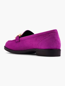 Instappers|Graceland Paarse Loafer Sierketting