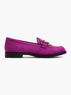 Instappers|Graceland Paarse Loafer Sierketting