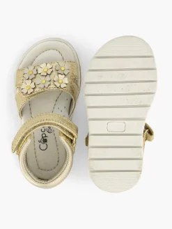 Jongensschoenen|Cupcake Couture Platina Sandaal Bloemen