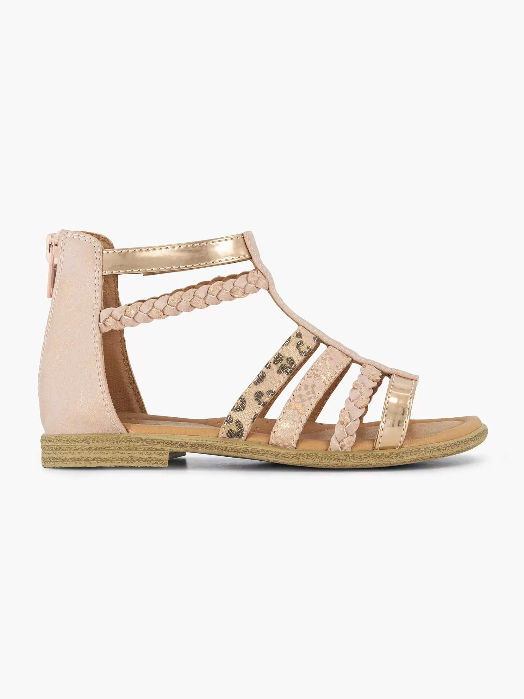 Jongensschoenen|Graceland Rosegouden Sandaal