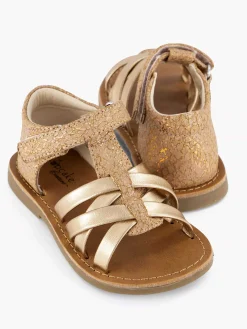 Jongensschoenen|Cupcake Couture Rosegouden Sandaal Glitter