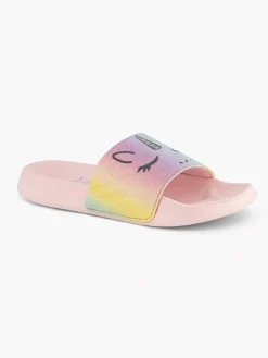 Jongensschoenen|Blue Fin Roze Badslipper Unicorn