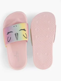 Jongensschoenen|Blue Fin Roze Badslipper Unicorn