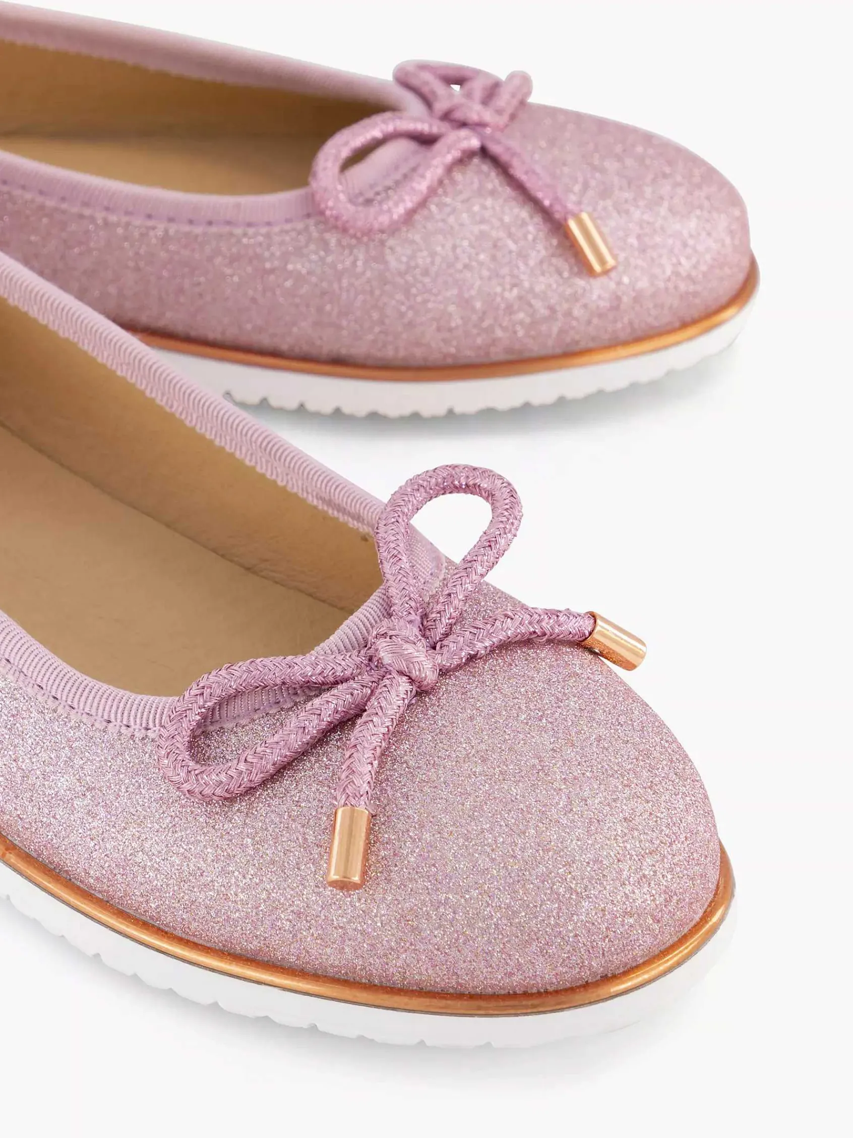 Jongensschoenen|Graceland Roze Ballerina Sierstrik