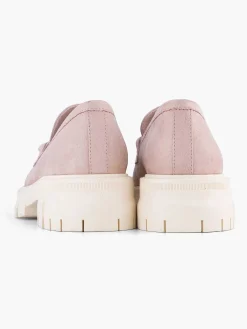 Instappers|Oxmox Roze Chunky Loafer Sierketting