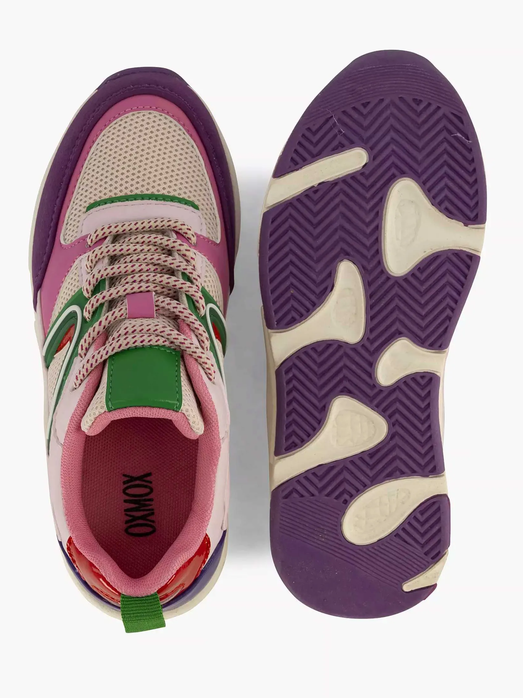 Babyschoenen|Oxmox Roze Chunky Sneaker
