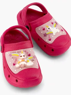 Babyschoenen|Blue Fin Roze Clog Lichtjes
