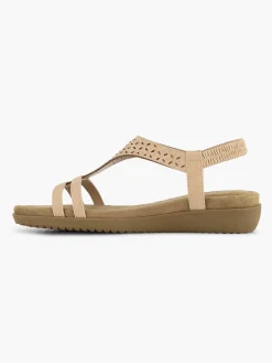 Comfort Schoenen|Easy Street Roze Comfort Sandaal