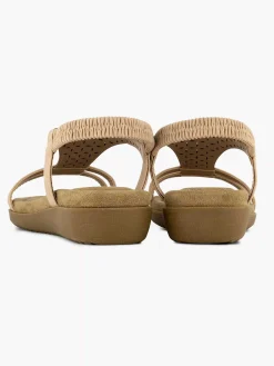 Comfort Schoenen|Easy Street Roze Comfort Sandaal