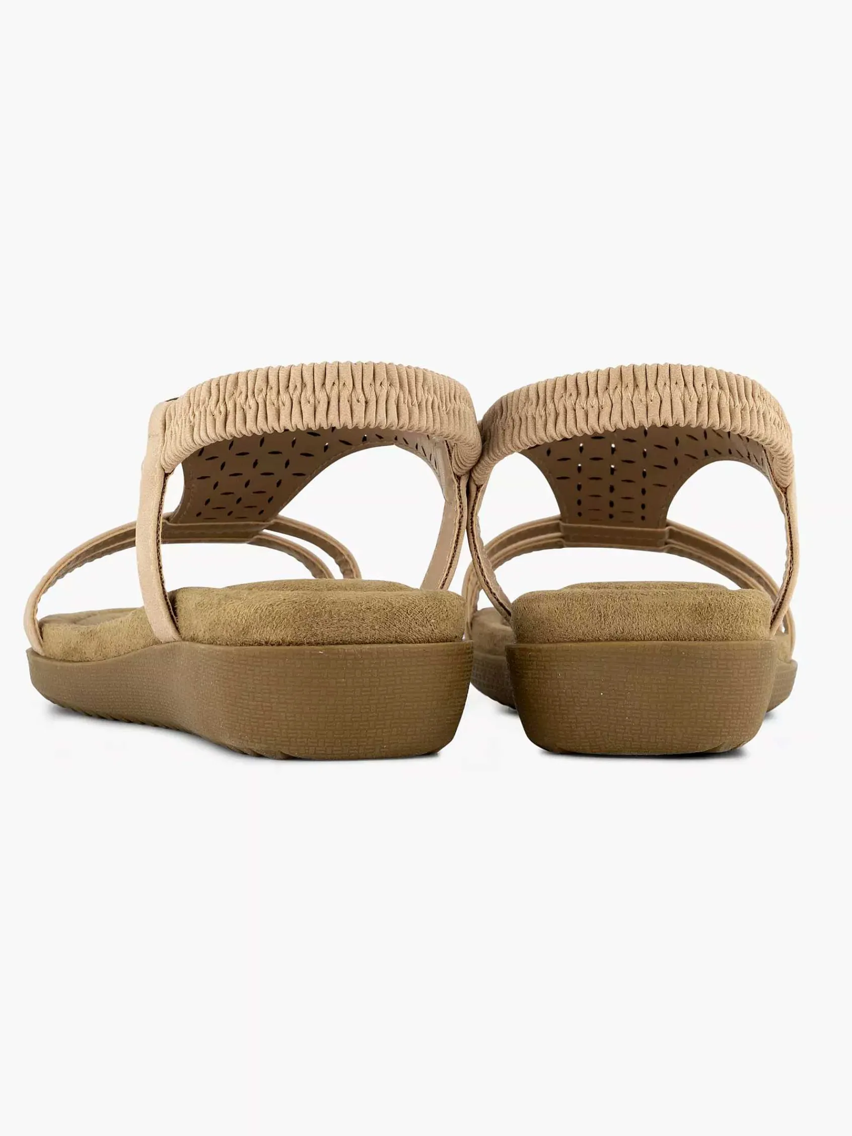 Comfort Schoenen|Easy Street Roze Comfort Sandaal