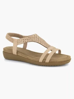 Comfort Schoenen|Easy Street Roze Comfort Sandaal