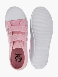 Babyschoenen|Vty Roze Gymschoen Klittenband