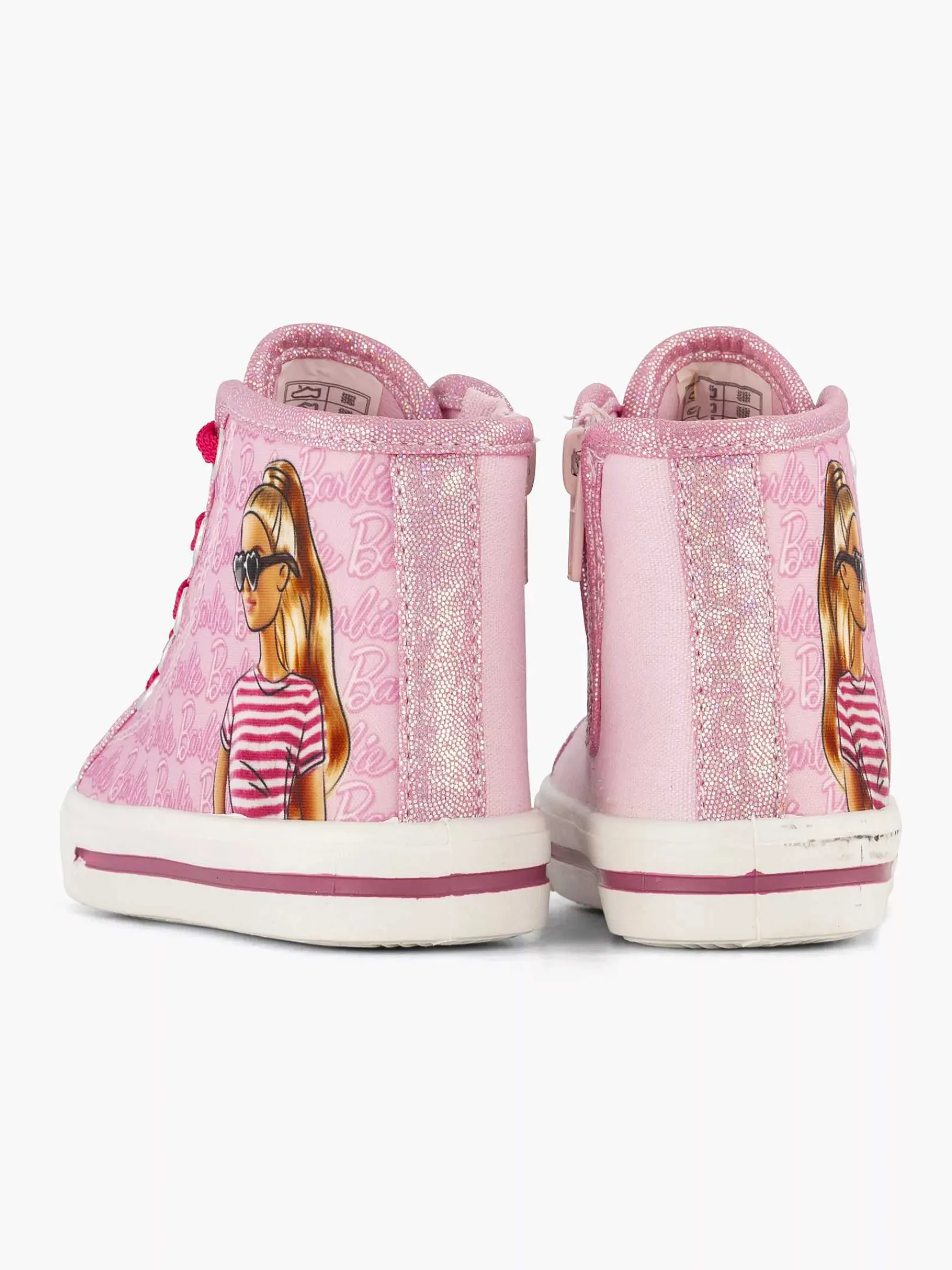 Jongensschoenen|Barbie Roze Hoge Sneaker