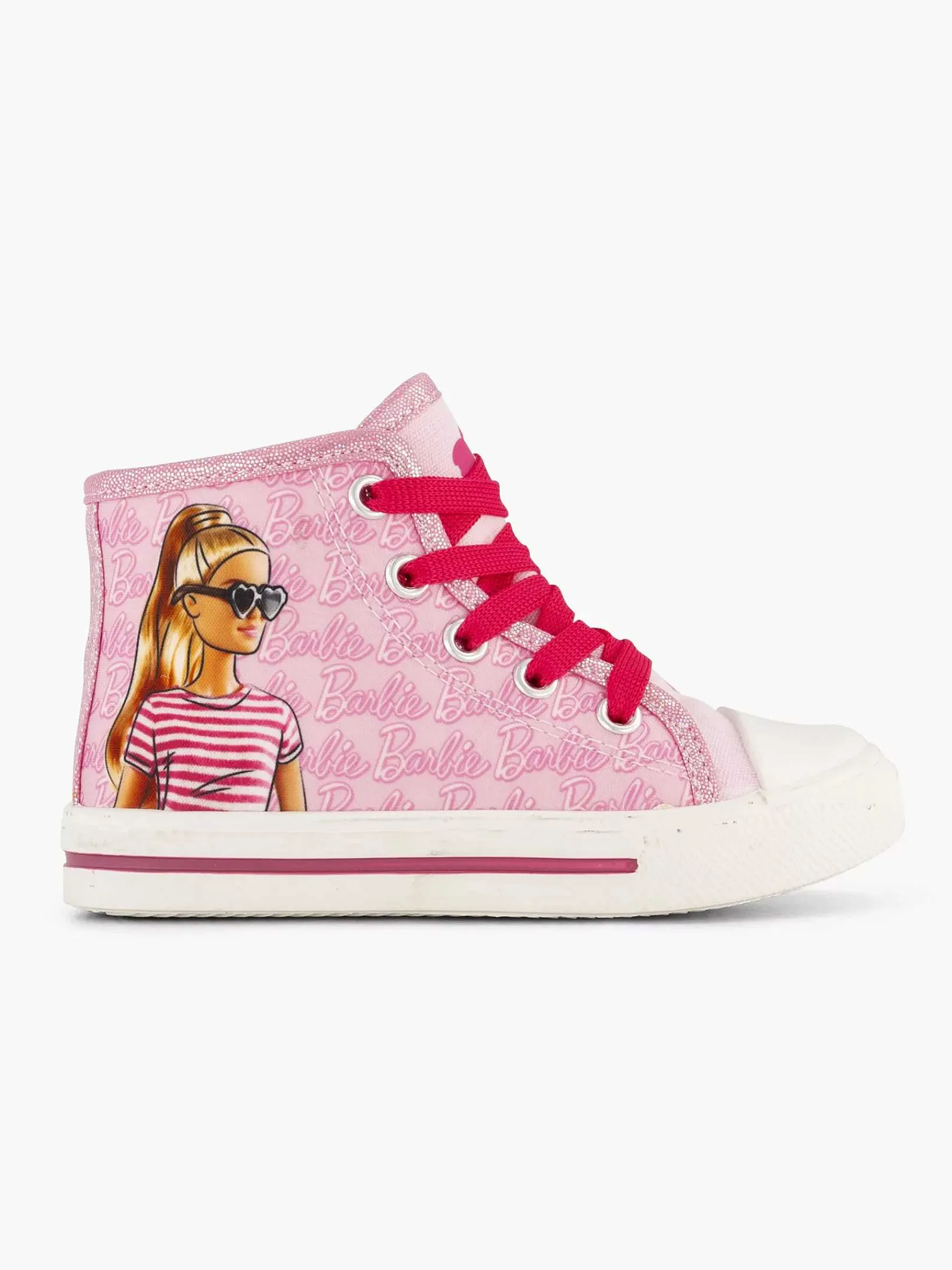 Jongensschoenen|Barbie Roze Hoge Sneaker
