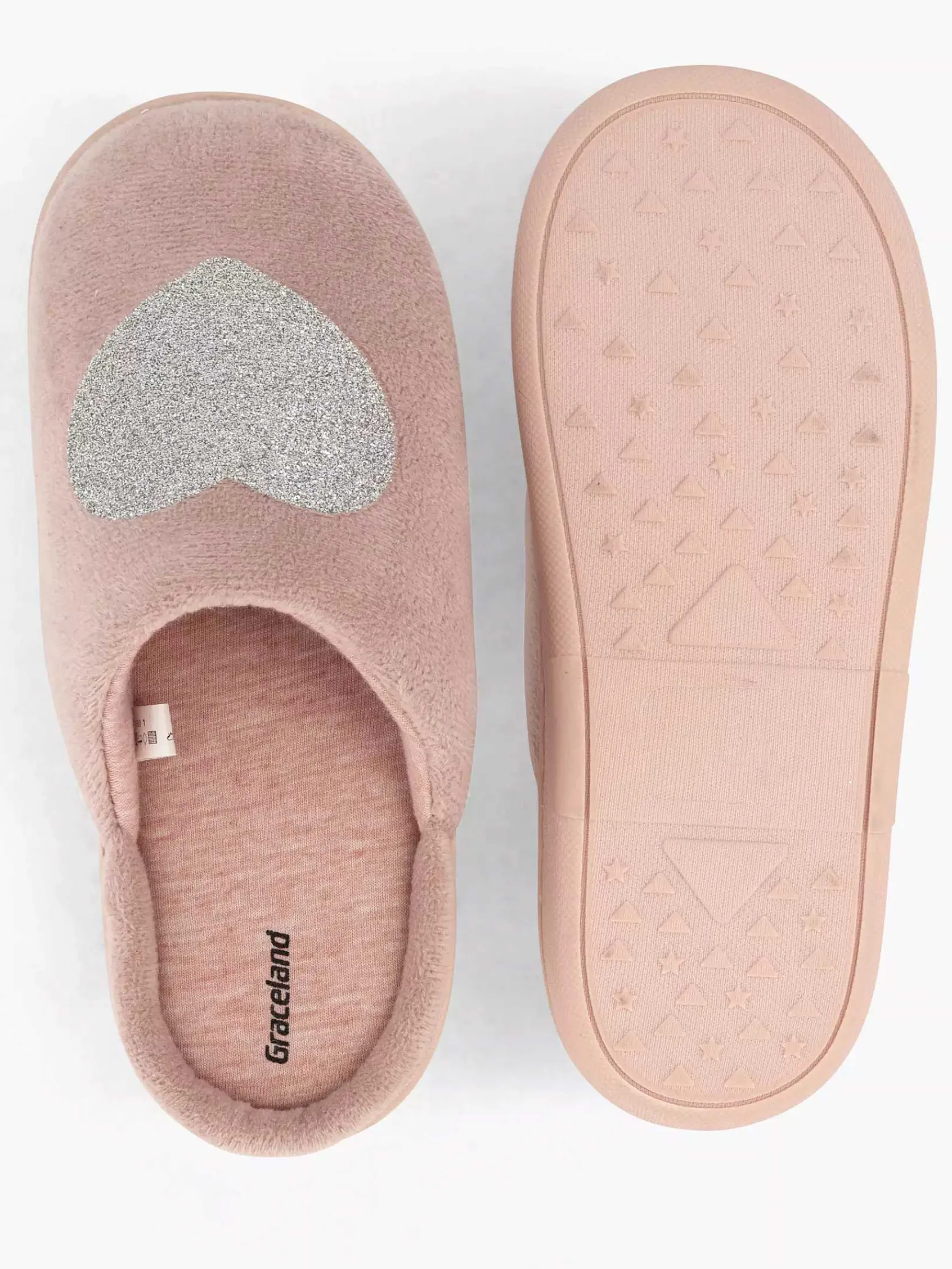 Jongensschoenen|Graceland Roze Instap Pantoffel