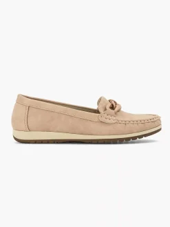 Comfort Schoenen|Easy Street Roze Instapper Sierketting