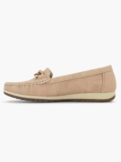 Comfort Schoenen|Easy Street Roze Instapper Sierketting
