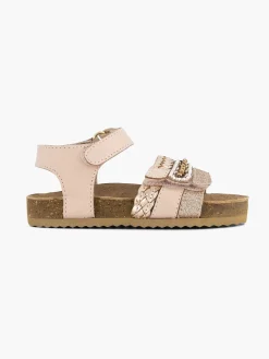 Jongensschoenen|Limelight girl Roze Leren Sandal Klittenband