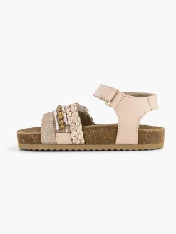 Jongensschoenen|Limelight girl Roze Leren Sandal Klittenband