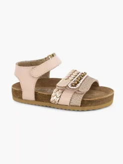 Jongensschoenen|Limelight girl Roze Leren Sandal Klittenband