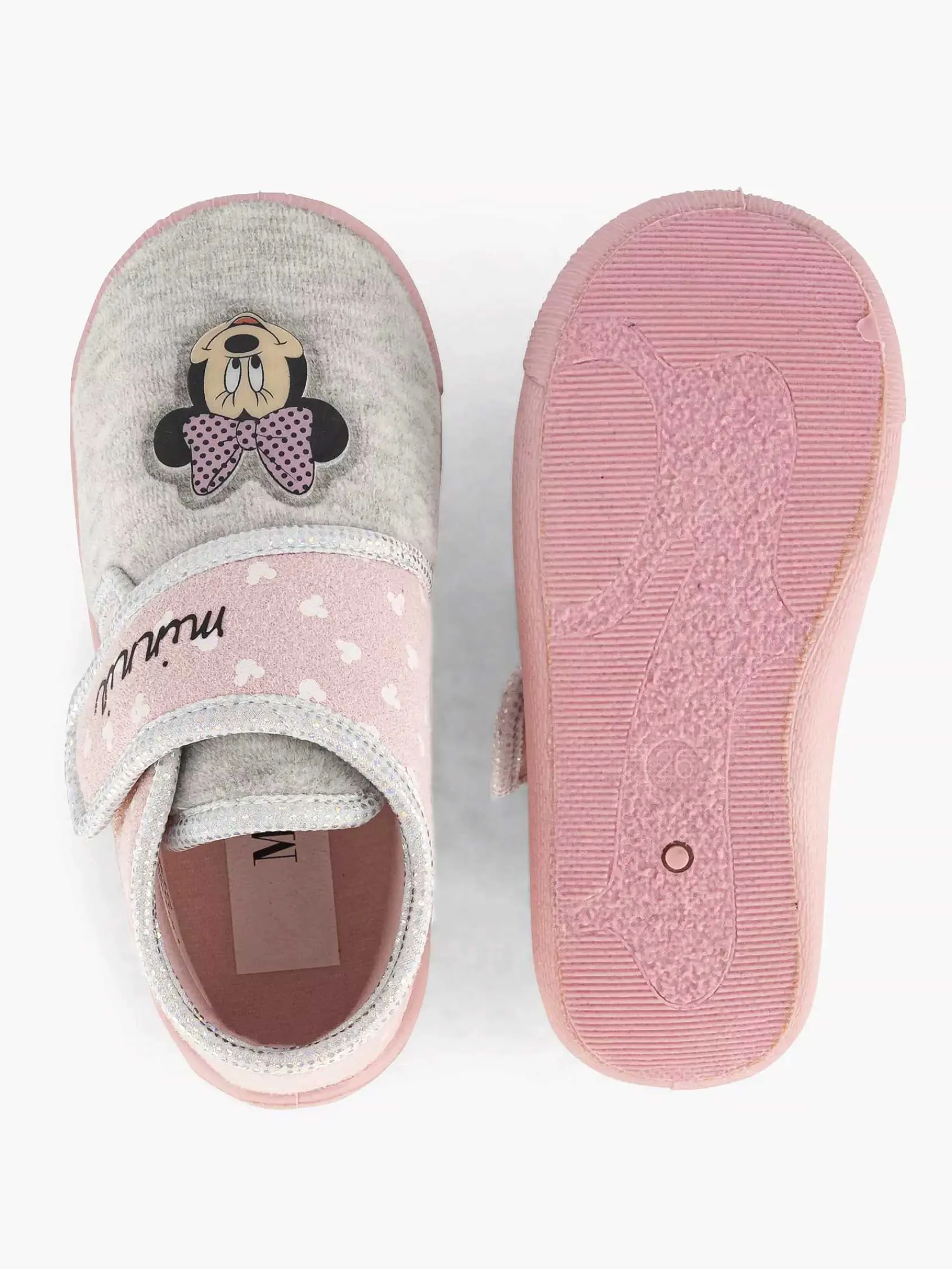 Jongensschoenen|Minnie Mouse Roze Pantoffel