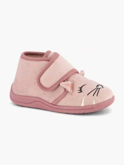 Jongensschoenen|Graceland Roze Pantoffel Velcro