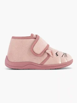 Jongensschoenen|Graceland Roze Pantoffel Velcro