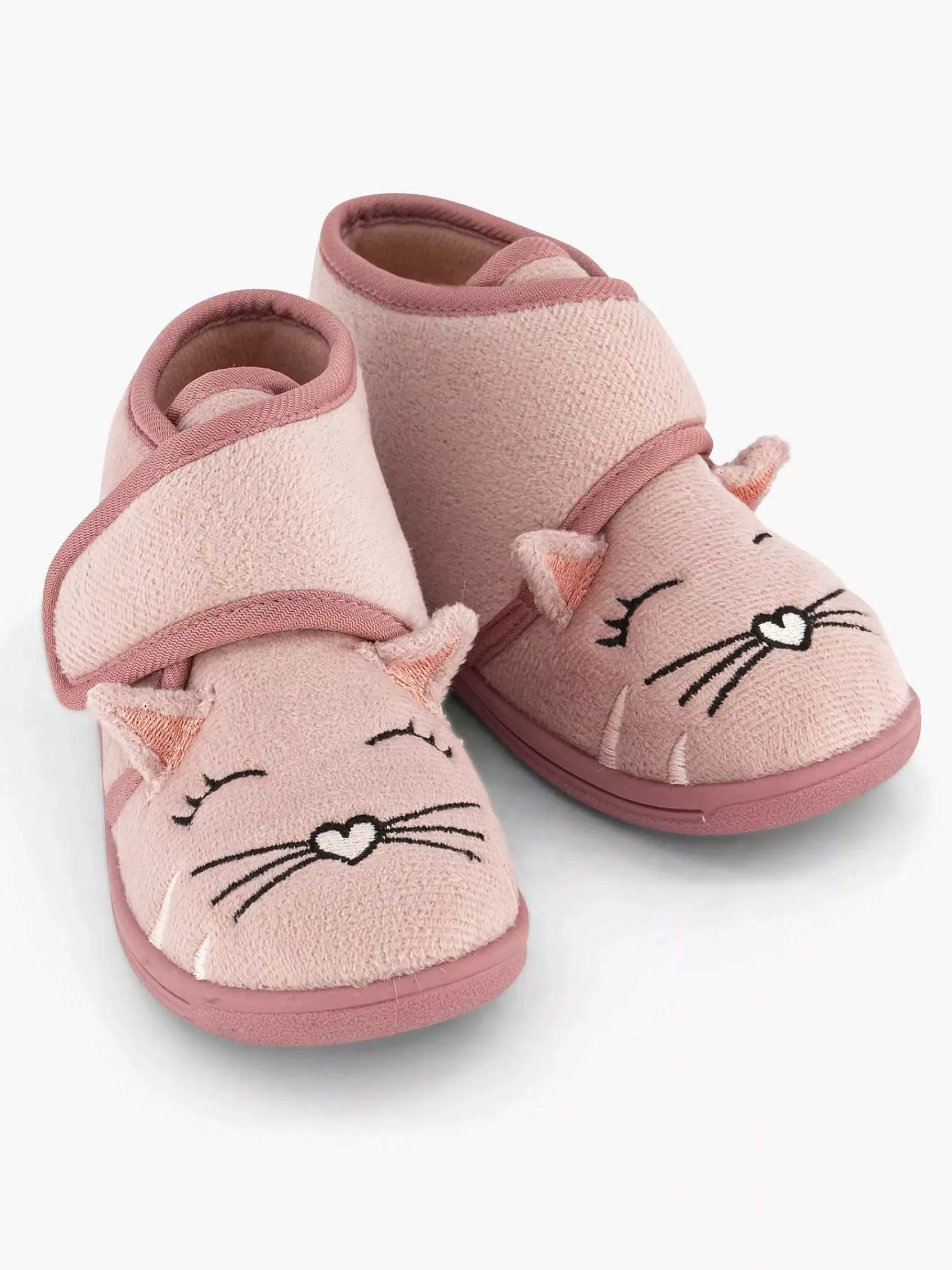 Jongensschoenen|Graceland Roze Pantoffel Velcro