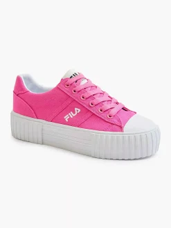 Sneakers|FILA Roze Platform Canvas Sneaker