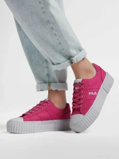 Sneakers|FILA Roze Platform Canvas Sneaker