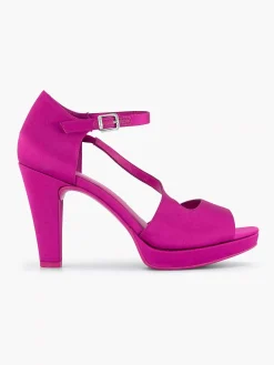 Pumps|Graceland Roze Pump Satijn