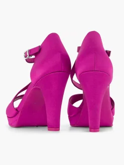Pumps|Graceland Roze Pump Satijn