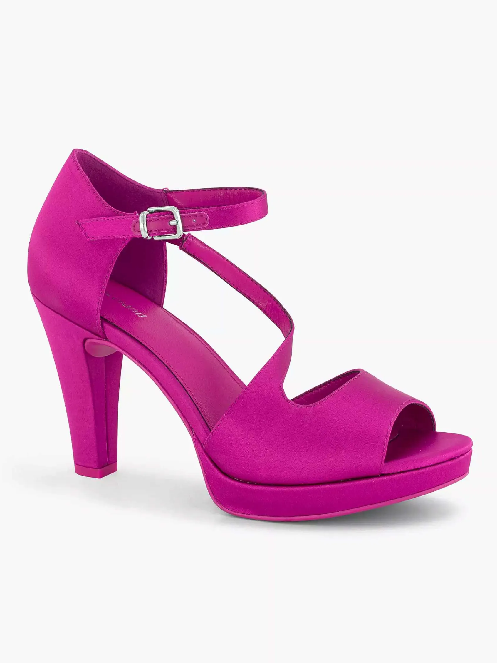 Pumps|Graceland Roze Pump Satijn