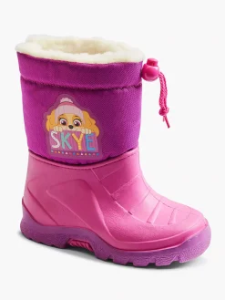 Babyschoenen|PAW Patrol Roze Regenlaars Gevoerd