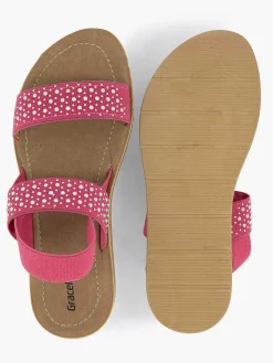 Sandalen|Graceland Roze Sandaal