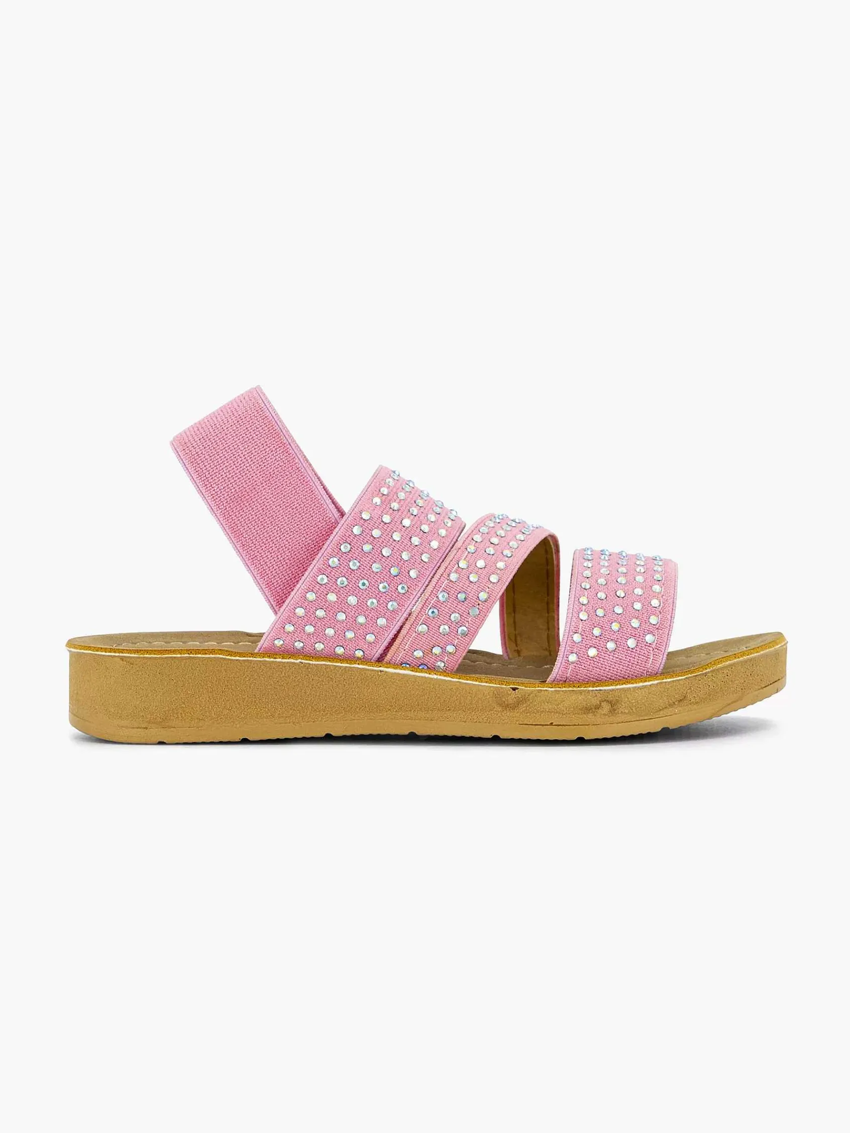 Jongensschoenen|Graceland Roze Sandaal Steentjes