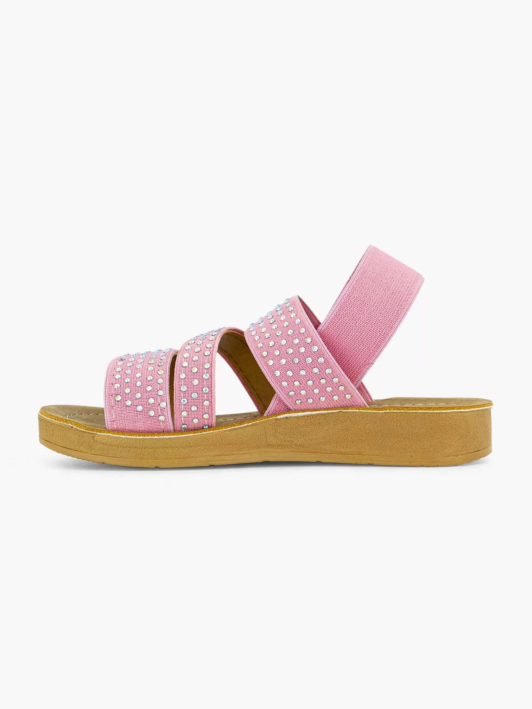 Jongensschoenen|Graceland Roze Sandaal Steentjes