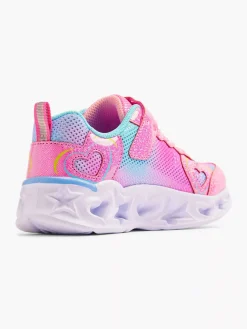 Jongensschoenen|Skechers Roze Sneaker Lichtjes